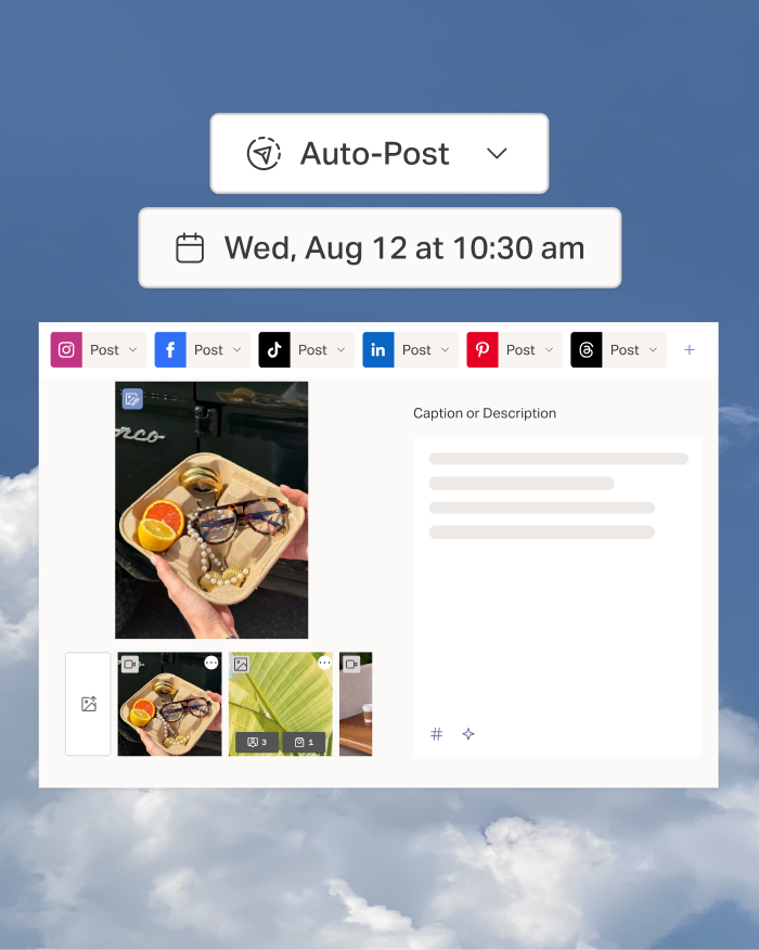Schedule content across social platforms with Planoly.