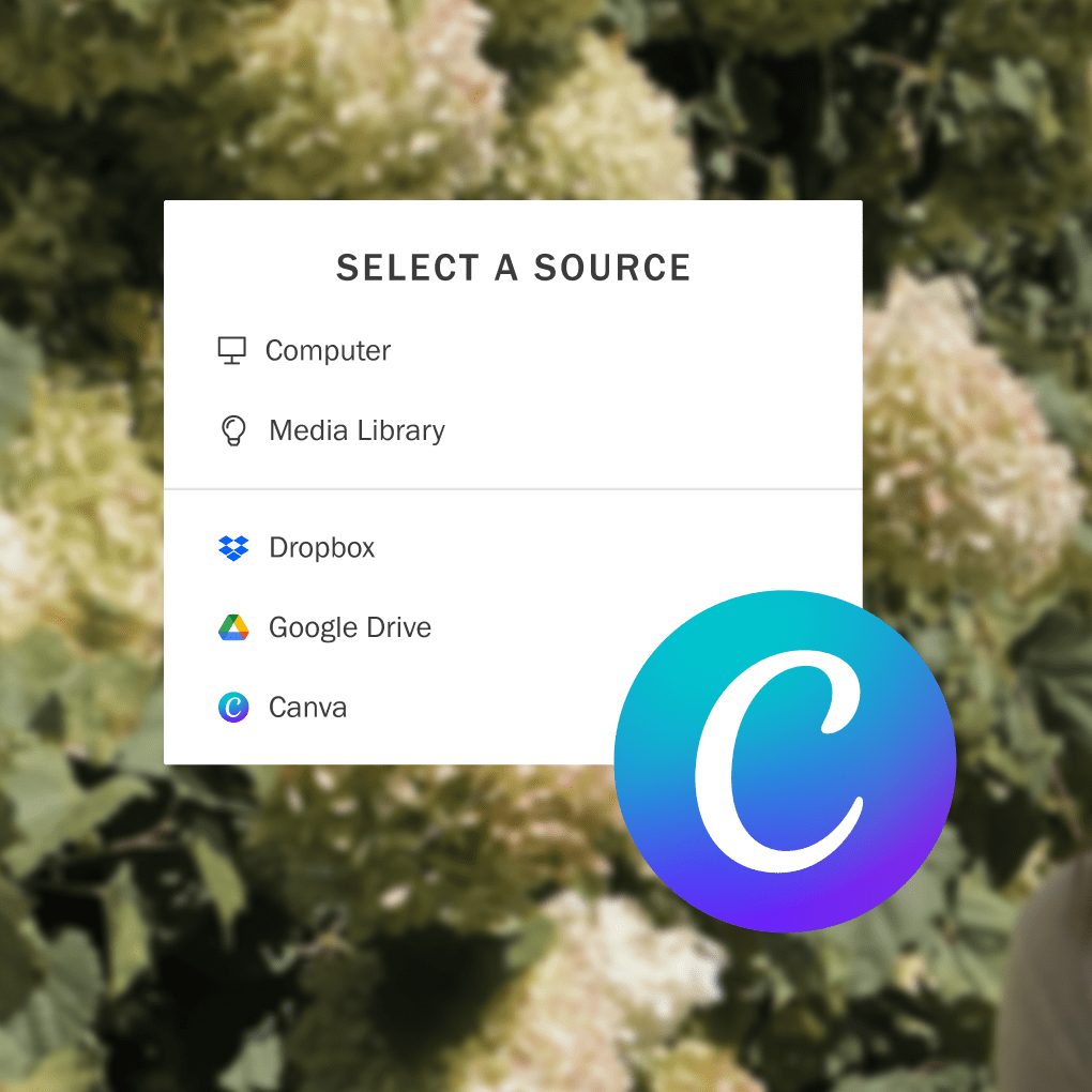 A Canva design uploaded directly into Planoly.